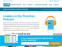 Tablet Screenshot of leadersinthetrenches.com